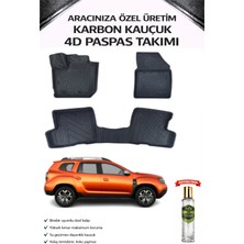 Dacia Duster 4x2 2021 Model Aracınıza Özel Karbon Kauçuk Paspas Takımı