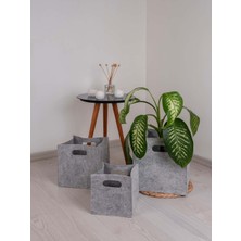 3'lü Küp Bebek Çocuk Odası Organizer ve Oyuncak Sepeti Seti