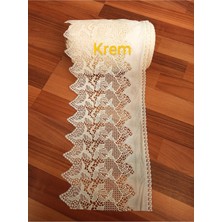 Şeffaf Pvc Dantel Sergenlik Kaymaz Raf ve Çekmece Örtüsü 23X5 cm