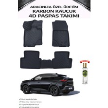 Peugeot 3008 Hybrid 2024 Model Aracınıza Özel Karbon Kauçuk Paspas Takımı