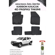 Dacia Duster 4x2 2015 Model Aracınıza Özel Karbon Kauçuk Paspas Takımı
