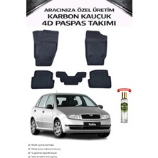 Skoda Fabia 2006 Model Aracınıza Özel Karbon Kauçuk Paspas Takımı