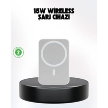 Rivera Tech Rvrthc Iphone Serileri Ile Uyumlu Magsafe Manyetik Araç Telefon Tutucu ve Şarj Cihazı