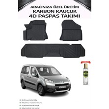 Peugeot Partner 2009 Model Aracınıza Özel Karbon Kauçuk Paspas Takımı
