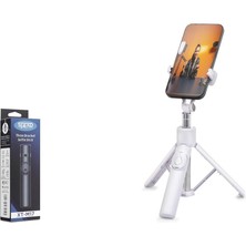 Zemira Nodar ND1031 Tripod Selfie Çubuğu - Bluetooth 4.0 Uzaktan Kumandalı, 2’si 1 Arada Kullanım Beyaz