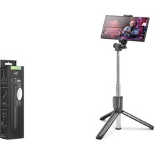 MK Beykoz Nodar ND1041 Tripod Selfie Çubuğu - Bluetooth 5.0 Uzaktan Kumandalı 100CM Siyah