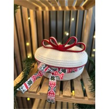 Doğal Pamuk Ip Fiyonk ile Şık ve Kullanışlı Kapaklı Sepet