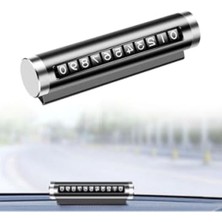 MarkEntegra Alüminyum Kasa ile Şık Çevirmeli Araç Içi Telefon Numaratörü