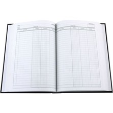 Bayındır Cari Hesap Defteri 17 X 24 240 Yaprak Yan Renk Seçenekleri ile Kullanıma Uygun