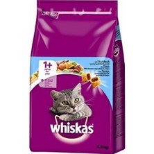 Whiskas Ton Balıklı ve Sebzeli Ekonomik Kedi Maması 3,8 kg Yetişkinler İçin Lezzetli Besin