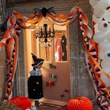 MarkEntegra Siyah ve Turuncu Petekli Asılan Süsleme Aksesuarı