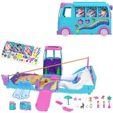 MarkEntegra Mikro Bebekler ve Evcil Hayvanlar ile Dönüştürülebilir Karavan Oyun Seti