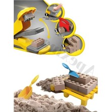 MarkEntegra Forkliftli Kinetik Kum Seti 750 Gr. - Eğlenceli Inşaat Oyun Seti