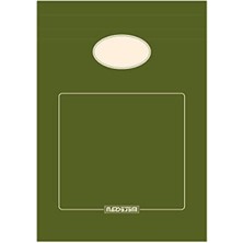 MarkEntegra A5 Karton Kapaklı Bloknot - 80 Yaprak, Düz, Yeşil