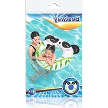 MarkEntegra Çocuk Yüzme Simidi - Eğlenceli Hayvan Grafikleri, 79 cm x 85 cm