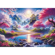 MarkEntegra Kiraz Çiçeği Vadisi Puzzle - 1500 Parça