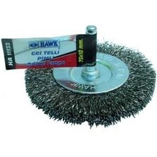 Hawk 60*8mm Gri Telli Pimli Daire Fırça // HA-11131