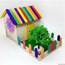 MarkEntegra Renkli Ahşap Dil Çubukları - 50 Adet