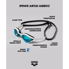 MarkEntegra Üniseks Yüzme Gözlüğü - Kaymaz ve Uv Koruma Özellikli