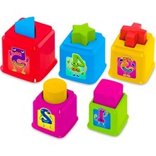 MarkEntegra Kare Kule Bultak Seti - Geometrik Şekiller