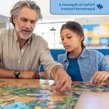 MarkEntegra 100 Parça Canlı Renkli Köpek Çetesi Puzzle