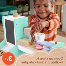 MarkEntegra 20 Parçalı Ahşap Kahve Dükkanı Oyun Seti