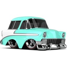 MarkEntegra Biriktirilebilir Mavi Custom Araba - 1956 Model