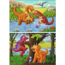 MarkEntegra 2X24 Parça Dinozor Temalı Puzzle