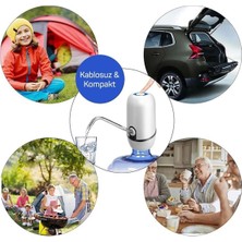 Taşınabilir Şarjlı Otomatik Su Pompası, Kamp, Piknik ve Yazlık Kullanım