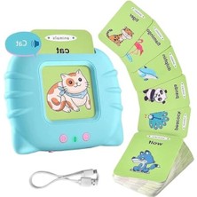 MarkEntegra 224 Adet Sesli Konuşan Ingilizce Erken Eğitim Kartı - Mavi