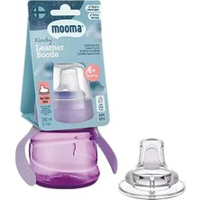 Mooma Kindy Alıştırma Bardağı 200 ml 6+ Ay Bebek Moru