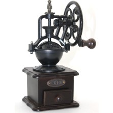 ForWhat Büro Ev Ofis Mutfağı Için Retro Ahşap Kahve Değirmeni