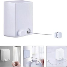 Ayarlanabilir Paslanmaz Çelik Halatlı Geri Çekilebilir Askılık, 20 kg Depolama