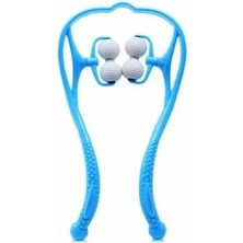 Rivera Tech Rvttc Boyun Bacak Ayak Bel Masaj Aleti Çok Fonksiyonlu Manuel 4 Tekerlekli - Mavi