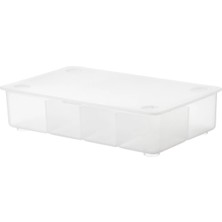 Şeffaf Glis Kutu 34X21 Cm, Dayanıklı ve Şık Saklama Çözümü