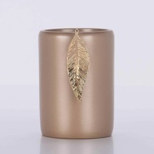 Selim Leaf Diş Fırçalık Vizon Altın