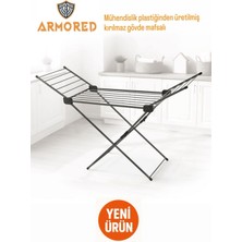 Sağlam ve Dayanıklı Ekstra Kalın Borulu Çamaşır Kurutmalığı, Geniş Alan