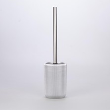 Lydia Tuvalet Fırçalık Gümüş