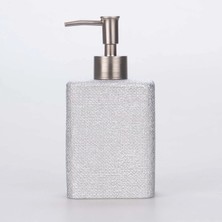 Selim Linen Sıvı Sabunluk Gümüş
