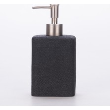 Selim Linen Sıvı Sabunluk Siyah