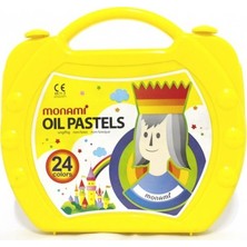 Monami Pastel Boya 24'lü Çantalı Setli Ürün Canlı Renklerle Eğlenceli Sanat Deneyimi