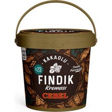 Cebel Kakaolu Fındık Kreması 900 gr Kova Fındık Parçacıklı Sağlıklı Atıştırmalık