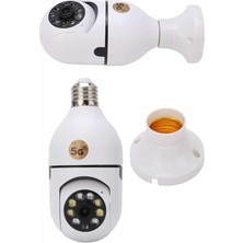 Rivera Tech Rvrthc Gece Görüşlü Akıllı Dönebilen Ev Kamerası Ampül Kamera