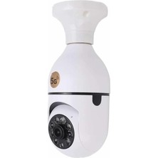 Rivera Tech Rvrthc Akıllı Kamera Wifi Kamera Duylu Ampul Görünümlü 360 Derece Dönebilen Ev Kamerası