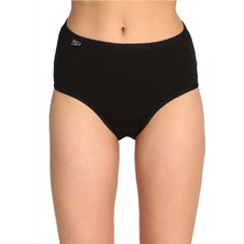 Tutku Bulut Fashion 0924 Kadın Siyah 5'lı Paket Pamuklu Elestan Bato Külot Yumuşak Dokulu