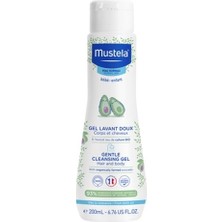 Mustela 200 ml Organik Avokado İçeren Yenidoğan Bebek Göz Yakmayan Şampuanı Hassas Ciltler İçin