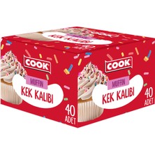 Cook Muffin Kek Kalıbı 40 Adet
