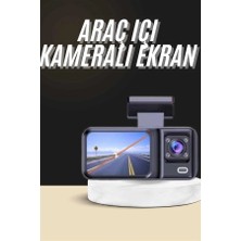 Rivera Tech Rvrtch 1080P Sürüş Kaydedici 2 Inç Araç Araba Ön Iç Arka Dvr IPS Ekran