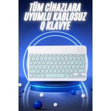Rivera Tech Rvrtch Bluetooth Şarj Edilebilir Mini Q Klavye Kablosuz Taşınabilir