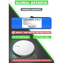 GLOBAL BATARYA Dreame F9 Akıllı Robot Süpürge Bataryası 14.4V 5200MAH Pil